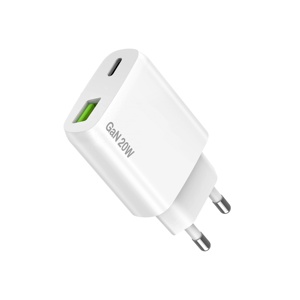 Cargador de Teléfono Rápido Slim PD de 20 W, Tipo C, Tipo A, QC3.0, Cargador Gan, Cargadores Rápidos para iPhone <span class=keywords><strong>14</strong></span>, 13, 12, 11, Pro, Max, Mini, iPad - Product Image 3