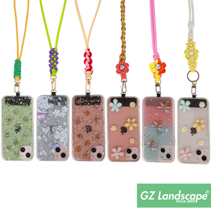 Bracelet en macramé tressé à la main, lanière de téléphone paracorde, motifs personnalisés, breloque pour support de chaîne de téléphone portable - Product Image 4