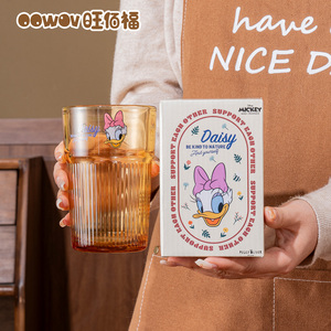Vaso de Vidrio de 360 ml de la Serie Mickey de Disney, <span class=keywords><strong>Taza</strong></span> para Agua, Café y Leche, para Oficina, Hogar, Regalos y Té de la Tarde - Product Image 3