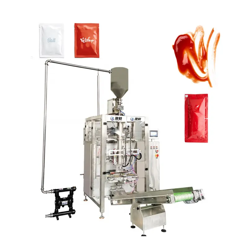 Automatic Liquid ketchup Packing Machine Top paste Bag Packing Machine High Quality Liquid Filling Sealing Packing Machine