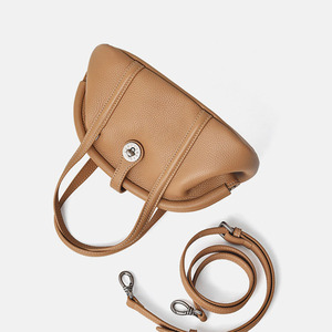 2026 New Full Grain Leather Dumpling Bag Women Luxury <b>Mini</b> Handbag Crossbody Shoulder Bag - Product Image 4