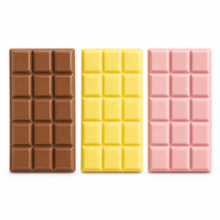 Bloc de chocolat réaliste, jouet sensoriel souple à presser, barre anti-stress fantaisie pour commandes d'exportation en gros