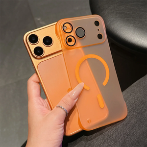 Funda de teléfono con carga inalámbrica ultrafina magnética delgada mate para iPhone 16 ProMax 15 14 Plus <span class=keywords><strong>13</strong></span> <span class=keywords><strong>Pro</strong></span> 12 16 Plus con película de cámara - Product Image 5