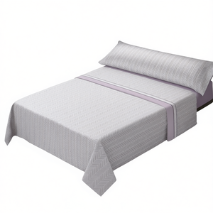 ชุดผ้าปูที่นอนไมโครไฟเบอร์โพลีเอสเตอร์ 3 ชิ้น ซุปเปอร์ดีล ผ้าปูที่นอนรัดมุม ผ้าปูที่นอนแบบเรียบ พร้อมปลอกหมอน 1 ใบ - Product Image 1