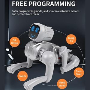 Robot Chien Interactif Intelligent, Jouet Électronique Éducatif STEM, Construction Programmable, Télécommandé, Compagnon - Product Image 4