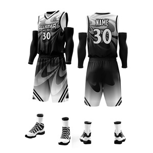 Tenue de basketball américaine haut de gamme à impression numérique pour homme adulte, uniforme d'équipe personnalisé pour la compétition et l'entraînement, <span class=keywords><strong>maillot</strong></span> d'étudiant pour fille - Product Image 1