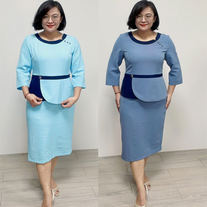 En Oferta, Vestido de Oficina de Calidad para Mujer, Talla Grande, Ropa Africana para Mujer, Vestido Informal - Product Image 1