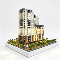 Maqueta Arquitectónica a Escala del Complejo Comercial Hotelero de Dos Torres con Iluminación LED