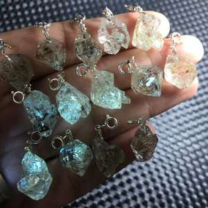 Herkimer Diamante Cristal DIY Jóias Pingente <span class=keywords><strong>Natural</strong></span> Cura Pedras para Presente Dando Artesanato De Cristal Artesanato Artesanal - Product Image 6