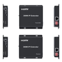 Extensor de Video IP de 60 Metros, 1080P, 60Hz, Metálico, Sobre Ethernet, Switch 1 a Muchos, Transmisión CAT5e/6, Guangdong