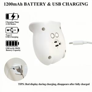 Lampe murale hibou intelligente à détection de mouvement pour la décoration intérieure, l'entrée, la chambre, le chevet, l'allée, avec fonction de charge et éclairage d'ambiance créatif - Product Image 6