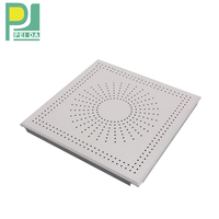 En relief En Aluminium Faux Étain Baisse Plate Carreaux de Plafond