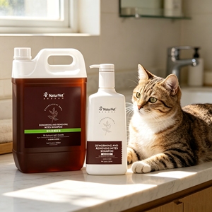 Champú Universal para Mascotas, Antiparasitario y Antimosquitos, Fórmula Herbal con Ácido Hialurónico y Ceramida, Suave, No Irritante, Protege el Baño - Product Image 2