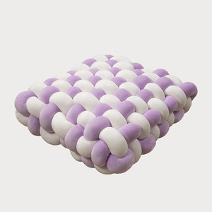 Màu sắc khối vuông ném nút Ghế đệm màu xanh lá cây màu hồng màu xanh lá cây màu xám <span class=keywords><strong>sofa</strong></span> backrests gối sang trọng trang trí đệm. - Product Image 4