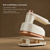 Mini fer électrique sans fil portatif automatique de couleur de macaron pour l'appareil commercial de ménage