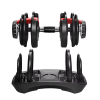 Ensemble d'haltères réglables à 15 positions, 24 kg / 525 lb - Musculation, fitness, haltérophilie, durable