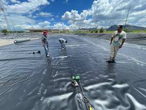 Géomembrane circulaire HDPE Mehor pour l'étanchéité des piscines - Product Image 5