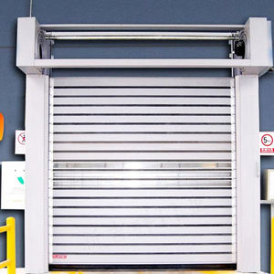 Porte industrielle à <span class=keywords><strong>action</strong></span> rapide, à spirale rigide, en alliage d'aluminium isolé, à grande vitesse, avec moteur servo, pour entrepôts frigorifiques et supermarchés - Product Image 4