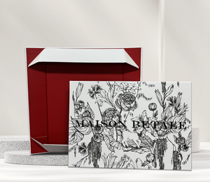 Cuốn sách Tùy chỉnh hình Hộp Quà Tặng cứng nhắc có thể gập lại với cửa sổ làm từ vật liệu tái chế để đóng gói quà tặng - Product Image 3