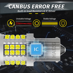 Haizg siêu sáng 12V 1156 1157 7440 7443 Ống bóng đèn dừng ánh sáng xe bật thanh tín hiệu khẩn cấp carturn dẫn tín hiệu lần lượt đèn - Product Image 4