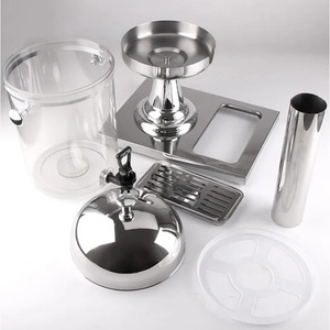 Dispensador de Jugos Fríos Comercial de Acero Inoxidable con Grifo de Madera para Bebidas - Product Image 4