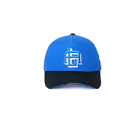 Gorra de Béisbol Deportiva de 5 Paneles, con Logotipo Bordado en 3D Personalizado de Alta Calidad, Etiqueta Tejida Estructurada, Unisex