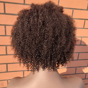 Perruque en <span class=keywords><strong>cheveux</strong></span> humains en gros, perruque courte de style bob, coupe pixie, perruque à dentelle frontale 13X1, afro bouclé crépu, <span class=keywords><strong>cheveux</strong></span> humains brésiliens pour femmes noires - Product Image 5