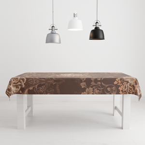 Bền Sang Trọng Polyester Dệt Jacquard Bảng Vải Tùy Chỉnh Hình Chữ Nhật Với Thêu Logo Cho Đám Cưới Bên Nhà Khăn Trải Bàn - Product Image 5