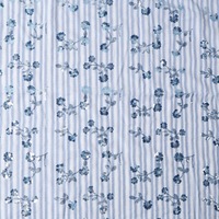 Tissu en coton biologique 100% certifié GOTS, broderie de sequins, design floral 3D personnalisé, tissu de robe de qualité supérieure, vente en gros