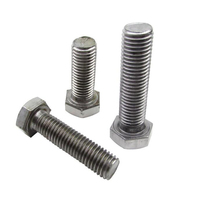 M16 M20 M22 M24 Titane Grade2 Grade 5 Gr2 Gr5 TC4 Boulon à tête hexagonale anodisé DIN933 DIN931