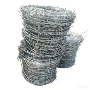 Fil barbelé <span class=keywords><strong>concertina</strong></span> à prix réduit avec supports pour clôture <span class=keywords><strong>de</strong></span> sécurité ferme/prison 100m - Product Image 1