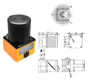 BOJKE <span class=keywords><strong>LiDAR</strong></span> Tarama Duvar Bariyer Sensörü Robot Alan Koruması 0.1-5m <span class=keywords><strong>LiDAR</strong></span> Küçük Boyutlu 270 °   Geniş Açılı - Product Image 3