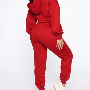 Conjunto Deportivo de 2 Piezas para Mujer, Top Corto y Pantalones Jogger, Traje Deportivo de Otoño para Mujer - Product Image 5