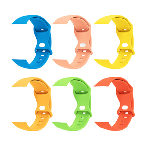Bracelet de montre en silicone coloré populaire pour <span class=keywords><strong>Apple</strong></span> <span class=keywords><strong>Watch</strong></span> S10/9/8/7, doux, durable, design queue de papillon - Product Image 5