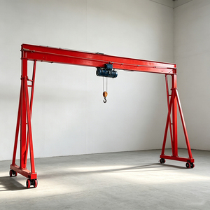500kg 1000kg 2000kg Mini Adjustable Steel Portable Mobile Gantry Crane for Workshop Lifting - Product Image 2