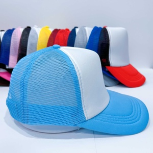 OEM deporte personalizado impresión 3D logotipo en blanco deporte Golf hombres papá liso espuma gorra de camionero sombrero - Product Image 4