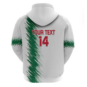 Vente en Gros Faible QMC ODM OEM Expédition Personnalisée Rapide Hoodies en Polyester Algérie Hoodie de Football « <span class=keywords><strong>Allez</strong></span> <span class=keywords><strong>les</strong></span> <span class=keywords><strong>Verts</strong></span> » Sweatshirt pour Événement Régulier - Product Image 2