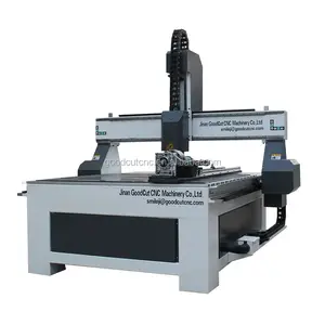 1212 4 axis cnc router price with rotary device on the table