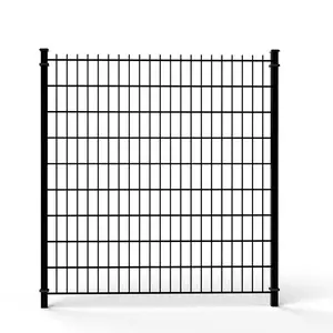 2D Double Wire High Quality Electric Welded Galvanized PVC Coated Yard Fence Isolation