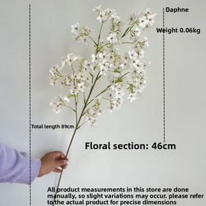Nouvelles fleurs artificielles réalistes en soie : Osmanthus, Gypsophile et petites fleurs sauvages parfaites pour <span class=keywords><strong>la</strong></span> décoration de mariage (moulage par injection) - Product Image 2