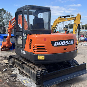 Excavatrice d'occasion DOOSAN DH55 de 5,25 tonnes, 90 % neuve, conforme aux normes EPA et CE, économique, avec moteur, boîte de vitesses et alternateur Yanmar - Product Image 2