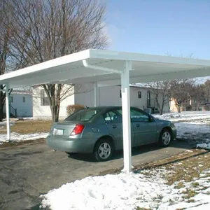 Beliebte hochwertige wetterfeste isolierte Auto garage Aluminium-und Polycarbonat-Carport