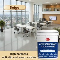 Peinture époxy auto-nivelante polyvalente pour sols, résistante aux impacts et aux charges lourdes, revêtement époxy anti-abrasion pour usage commercial