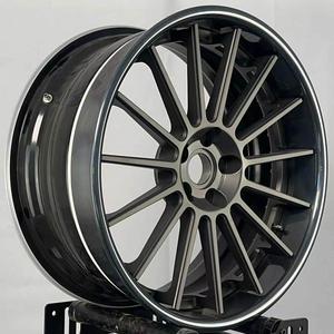 Jantes forgées personnalisées Matti Black en deux parties, 19, 20, 22, 24 pouces, 5x112 pour Benzz EQS <span class=keywords><strong>EQE</strong></span> <span class=keywords><strong>AMG</strong></span> Line - Product Image 2