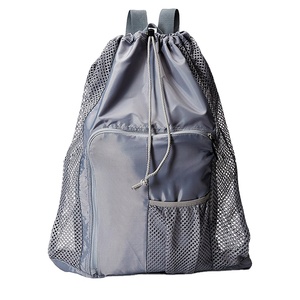 Échantillon Gratuit Sac de Sport Personnalisé avec Logo, Sac de Gym en Maille, Sac à Cordon, Sac à Dos pour Équipement de Plage et de Natation - Product Image 1