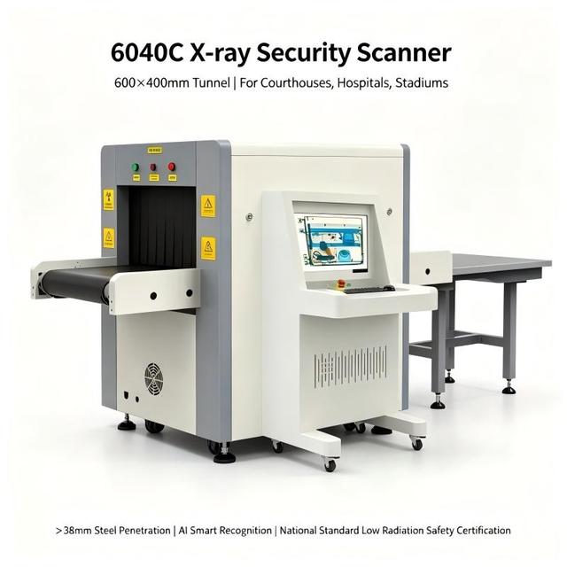 6040C Intelligent Security Scanner Strong Penetration & Clear Imaging Ideal for Public Venues
