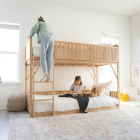 Ensemble de meubles de chambre à coucher modernes lits pour enfants lits superposés pour enfants lit d'enfant en bois massif avec rangement