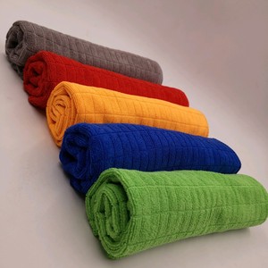 Lot de 8 torchons microfibres multi-usages colorés pour voiture, séchage rapide - Product Image 2