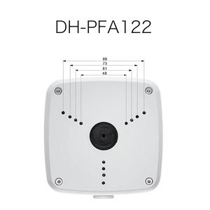 DH-PFA122 DH OEM putih kotak persimpangan aluminium kedap air untuk kamera keamanan <span class=keywords><strong>IP</strong></span> peluru penggunaan luar ruangan - Product Image 4