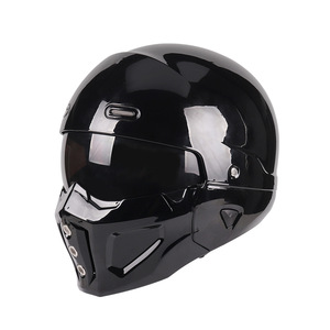 Casque de moto à visière rabattable unisexe homologué DOT, en ABS, taille XL, avec visière pour toutes les saisons - Product Image 1